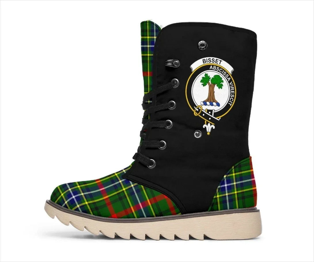 Bisset Tartan Classic Crest Snow Boots