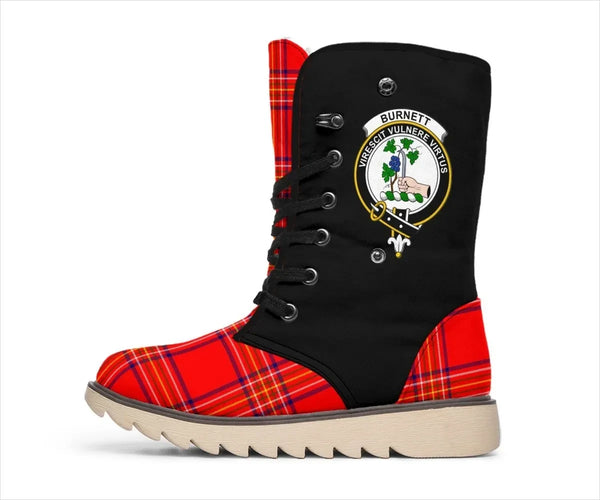 Burnett Tartan Classic Crest Snow Boots