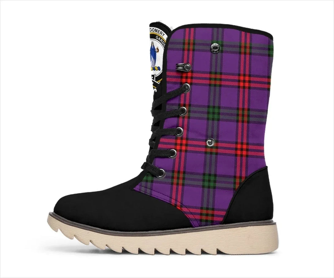 Montgomery Tartan Classic Crest Snow Boots