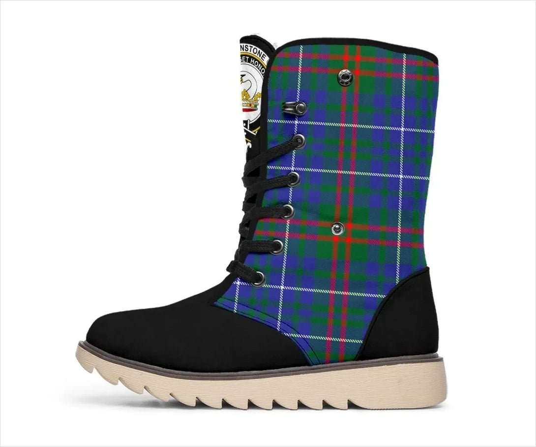 Edmonstone (of Duntreath) Tartan Classic Crest Snow Boots