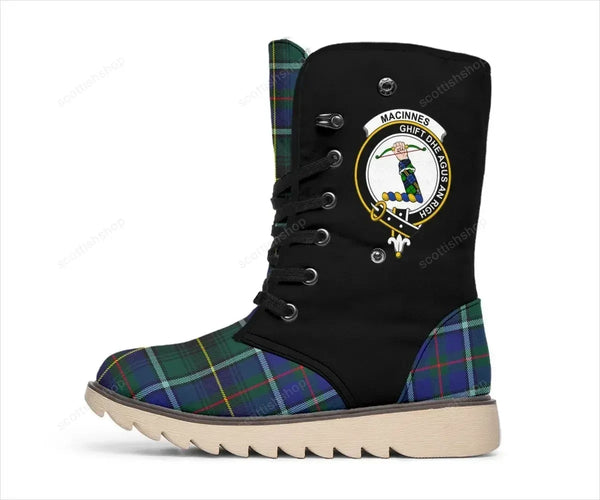 MacInnes Tartan Classic Crest Snow Boots