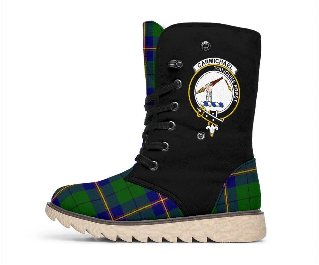 Carmichael Tartan Classic Crest Snow Boots