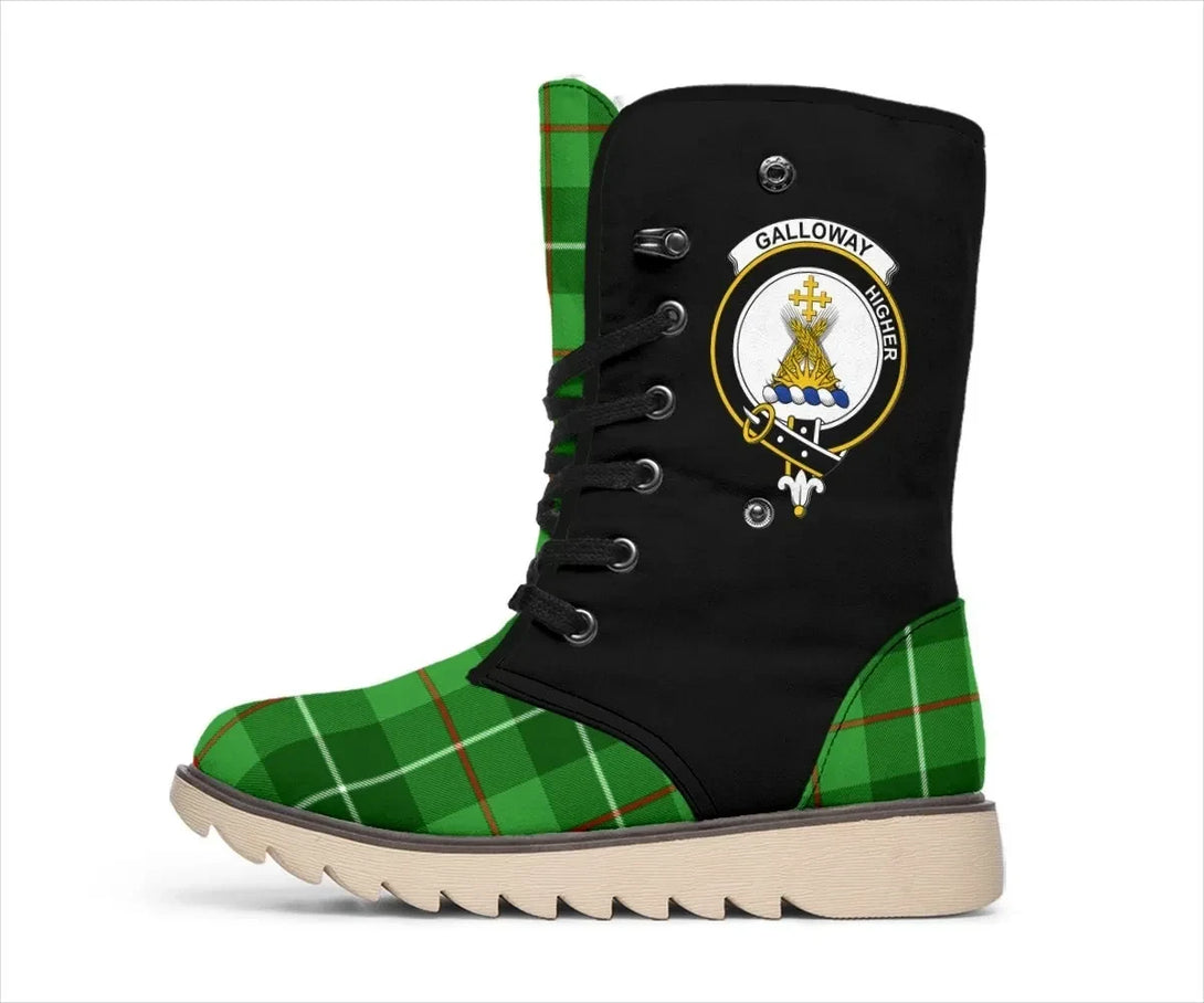 Galloway Tartan Classic Crest Snow Boots