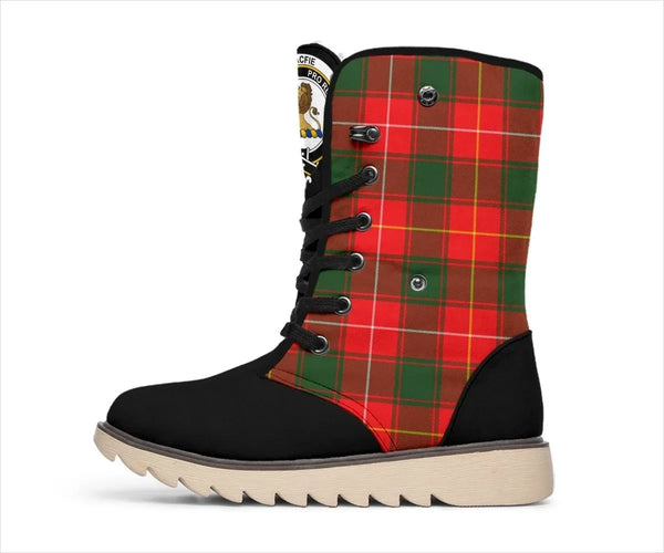 MacFie (of Dreghorn) Tartan Classic Crest Snow Boots