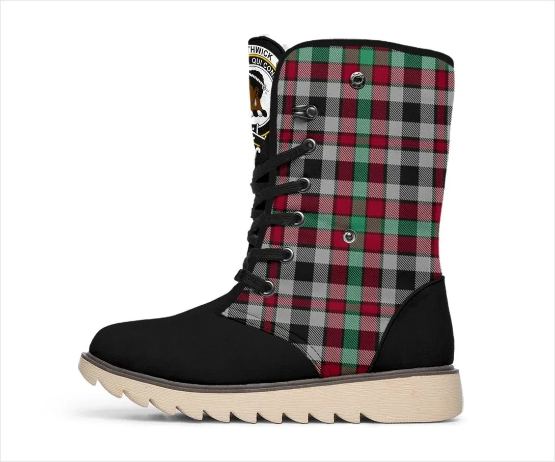 Borthwick Tartan Classic Crest Snow Boots