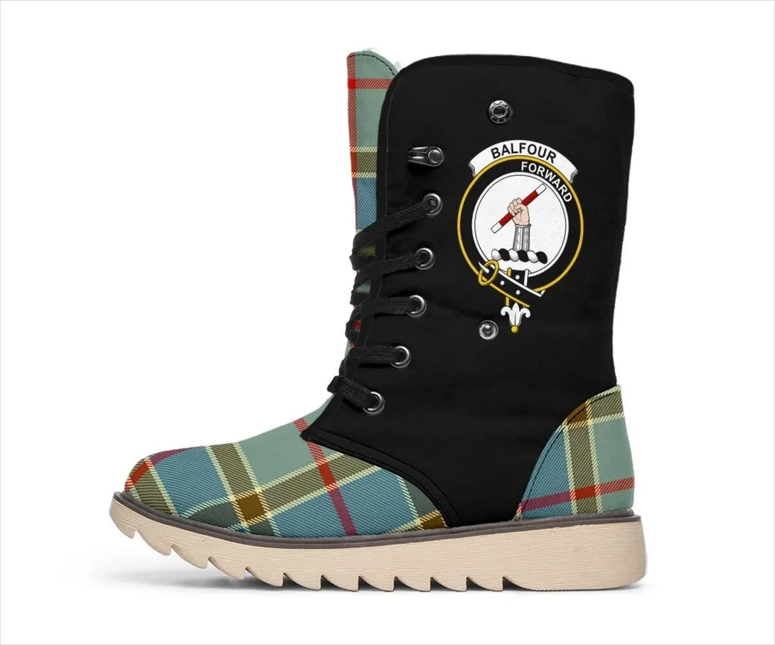 Balfour Tartan Classic Crest Snow Boots