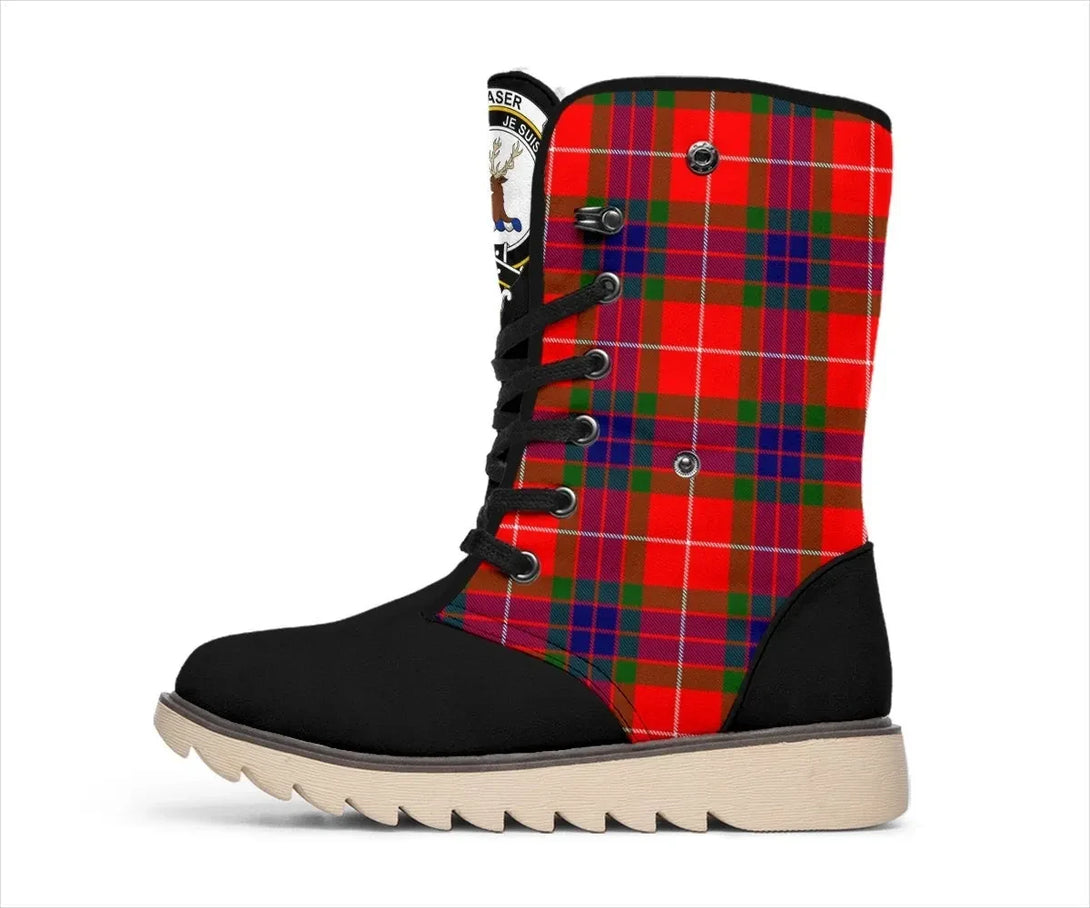 Fraser (of Lovat) Tartan Classic Crest Snow Boots