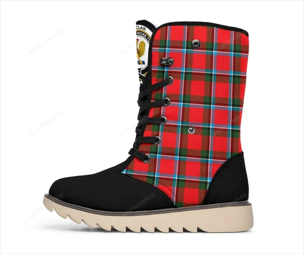 Sinclair Tartan Classic Crest Snow Boots