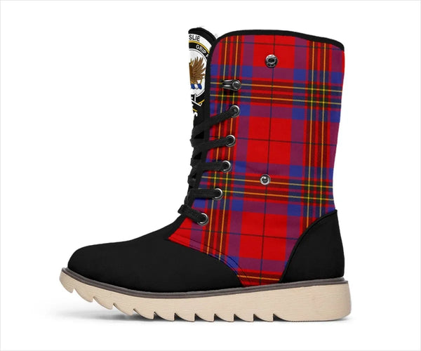 Leslie Tartan Classic Crest Snow Boots