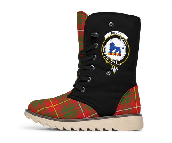 Bruce Tartan Classic Crest Snow Boots