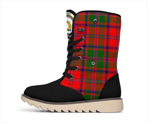 Stewart (of Appin) Tartan Classic Crest Snow Boots