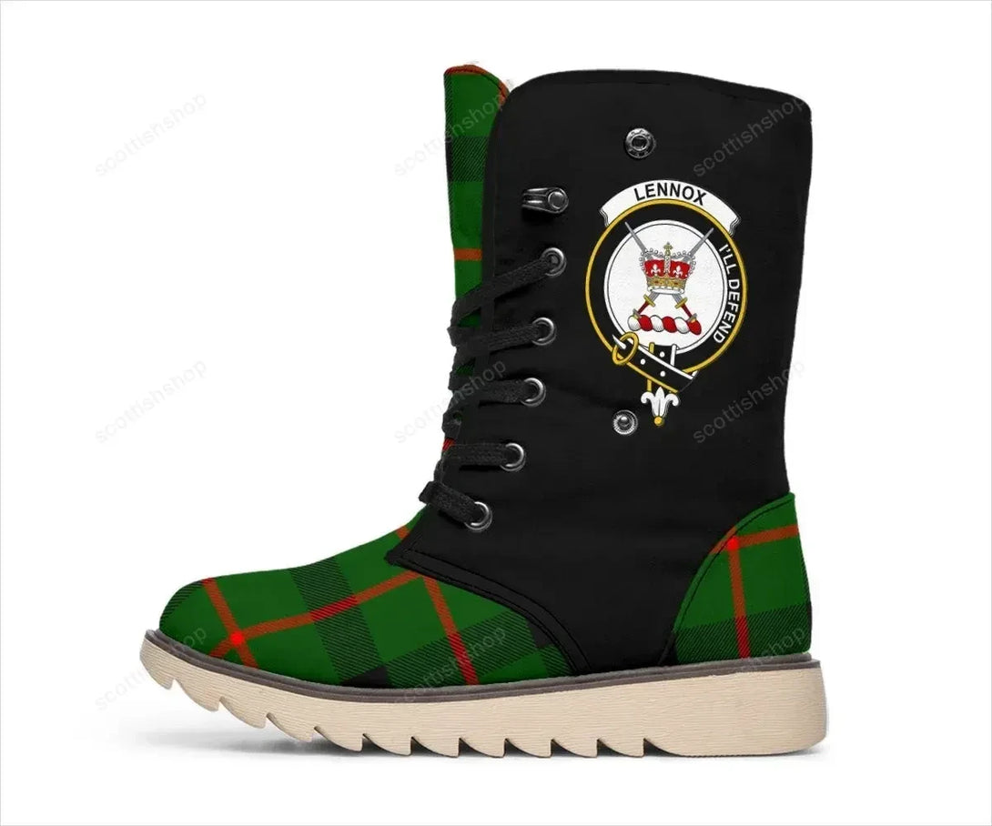 Lennox (Lennox Kincaid) Tartan Classic Crest Snow Boots