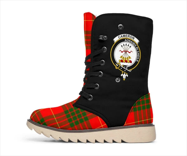 Cameron Tartan Classic Crest Snow Boots