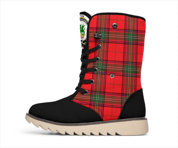 Seton Tartan Classic Crest Snow Boots