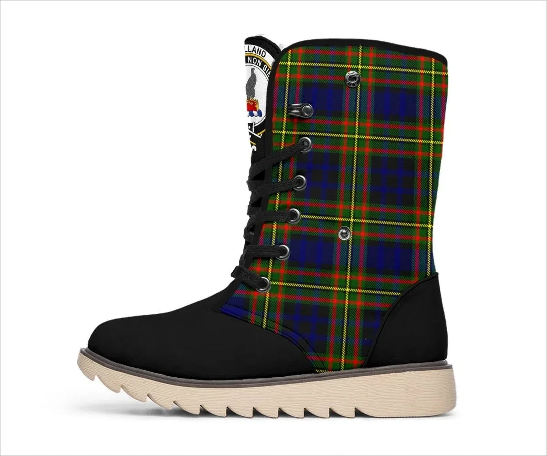 Clelland Tartan Classic Crest Snow Boots