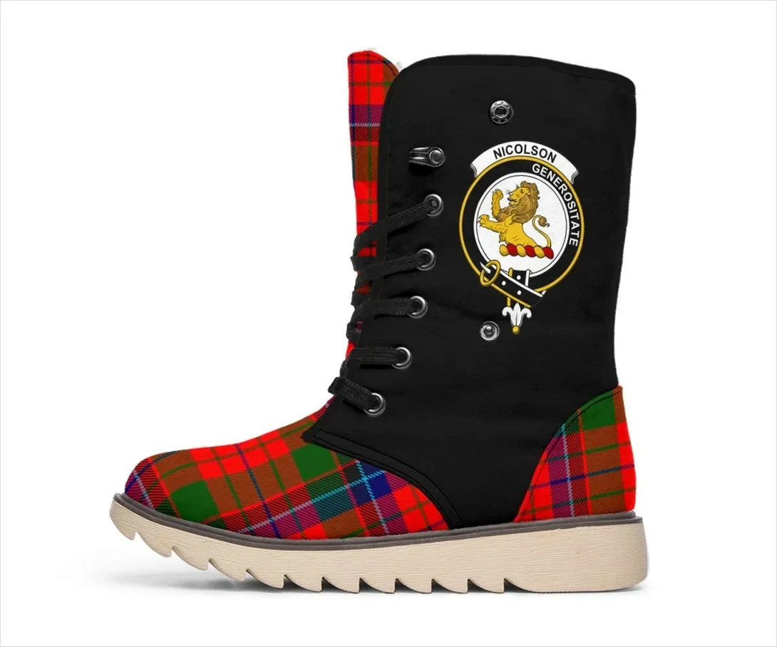 Nicolson Tartan Classic Crest Snow Boots