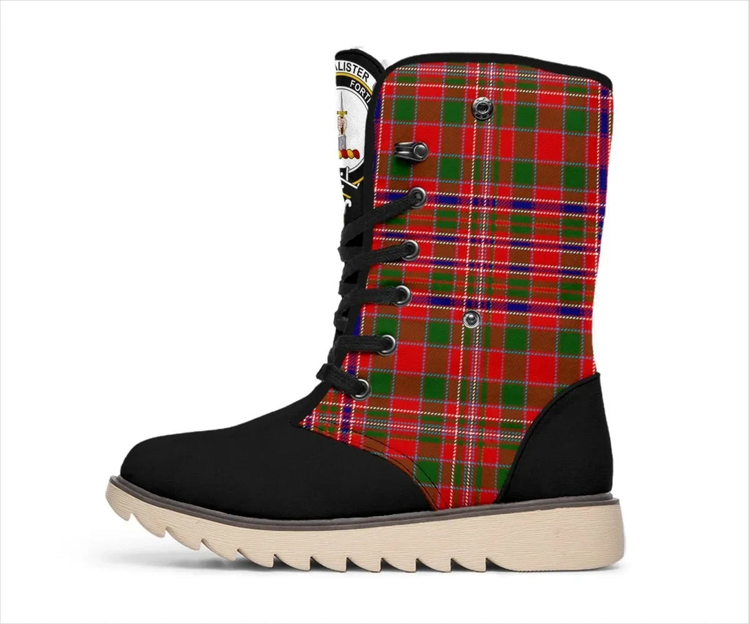 MacAlister Tartan Classic Crest Snow Boots