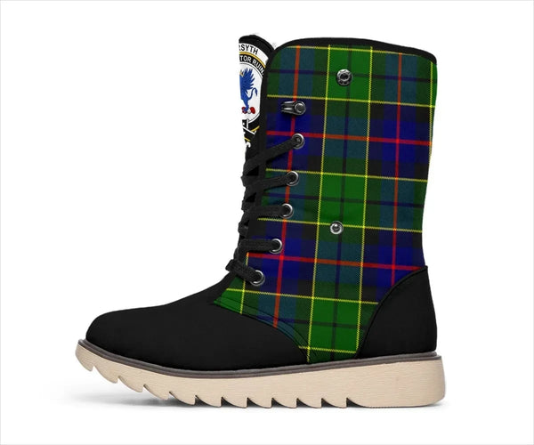 Forsyth Tartan Classic Crest Snow Boots