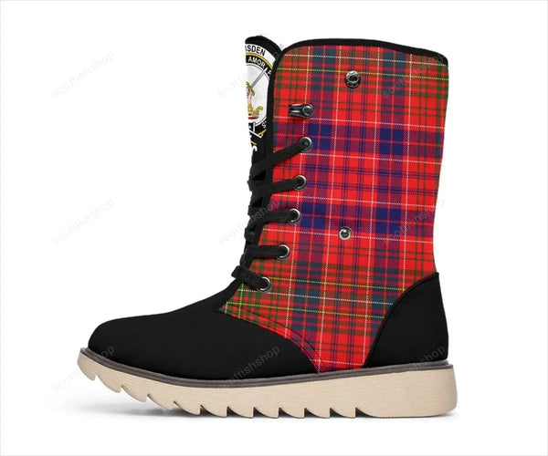 Lumsden Tartan Classic Crest Snow Boots