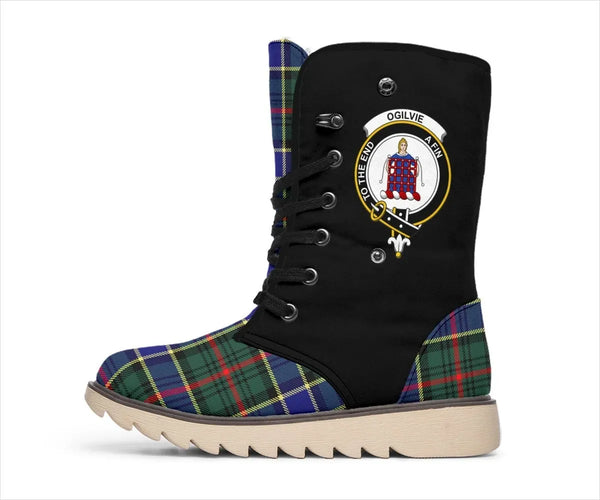 Ogilvie Tartan Classic Crest Snow Boots