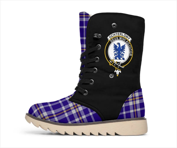 Ochterlony Tartan Classic Crest Snow Boots