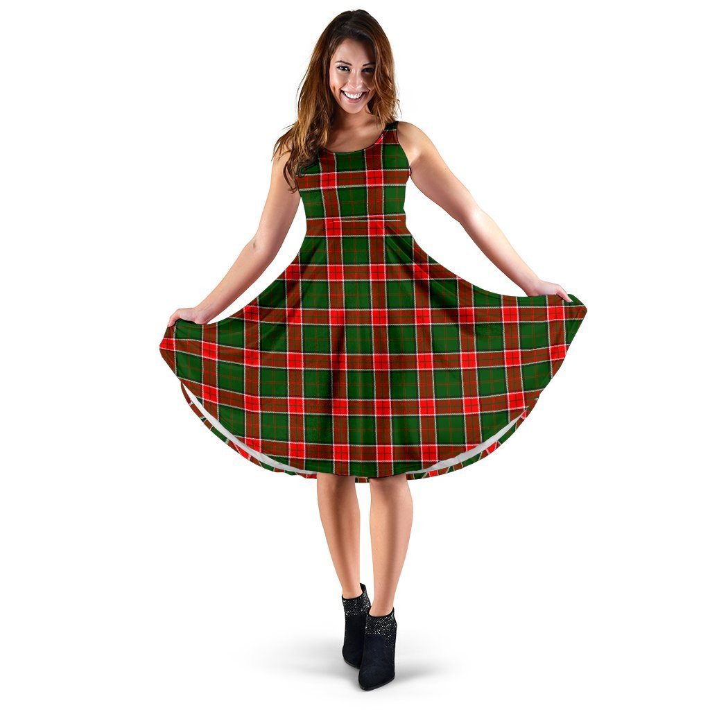 Pollock Modern Tartan Classic Midi Dresses