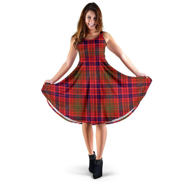 Lumsden Modern Tartan Classic Midi Dresses