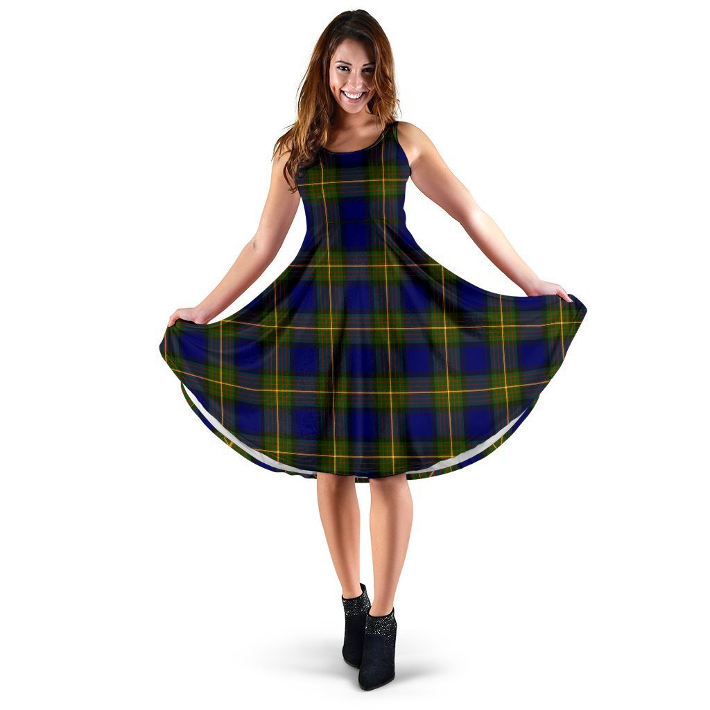 More (Muir) Tartan Classic Midi Dresses