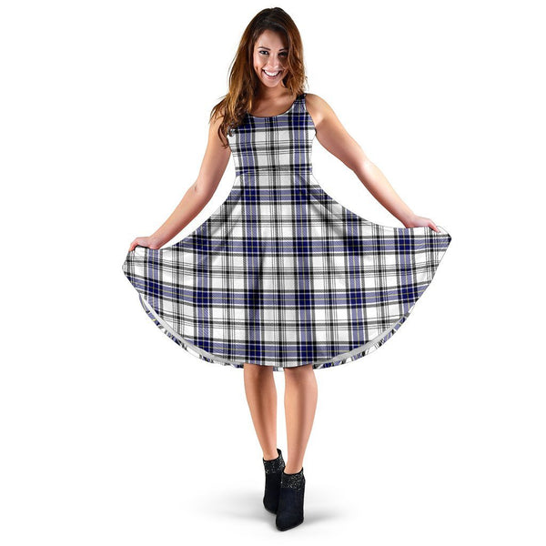 Hannay Modern Tartan Classic Midi Dresses