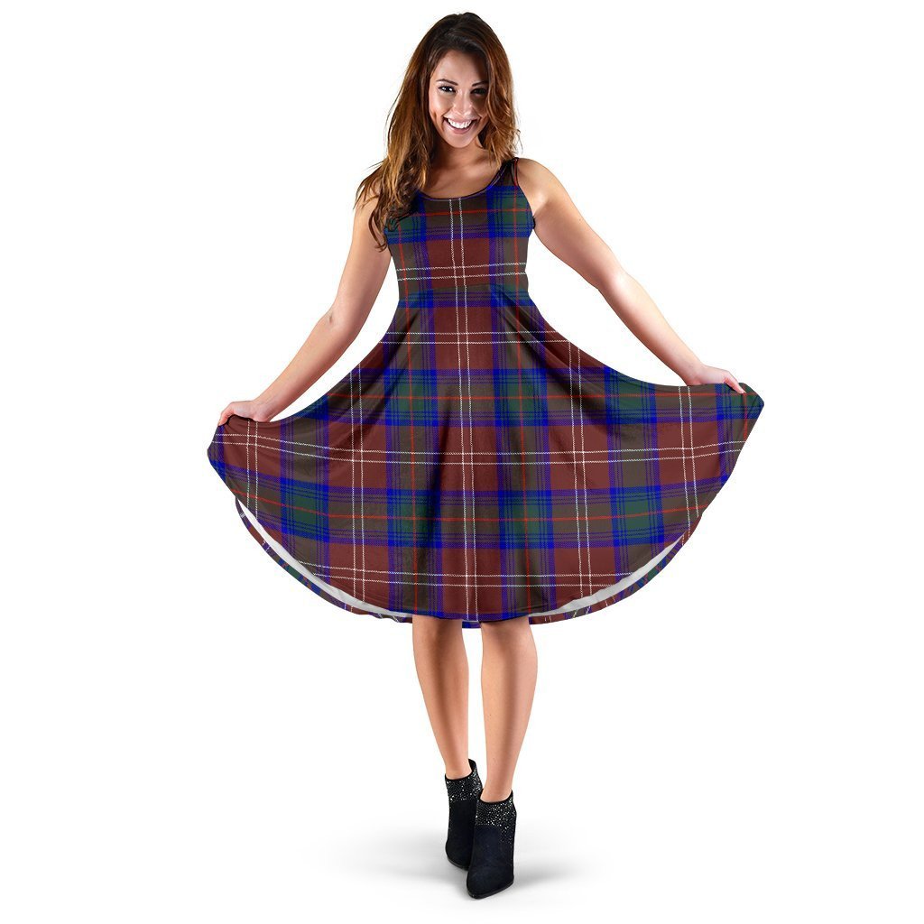 Chisholm Hunting Modern Tartan Classic Midi Dresses