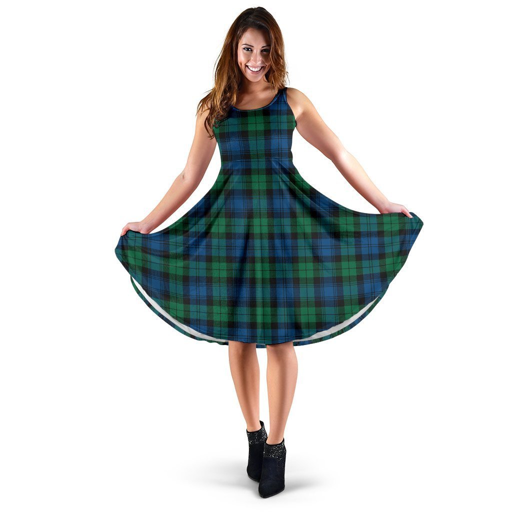 Blackwatch Ancient Tartan Classic Midi Dresses