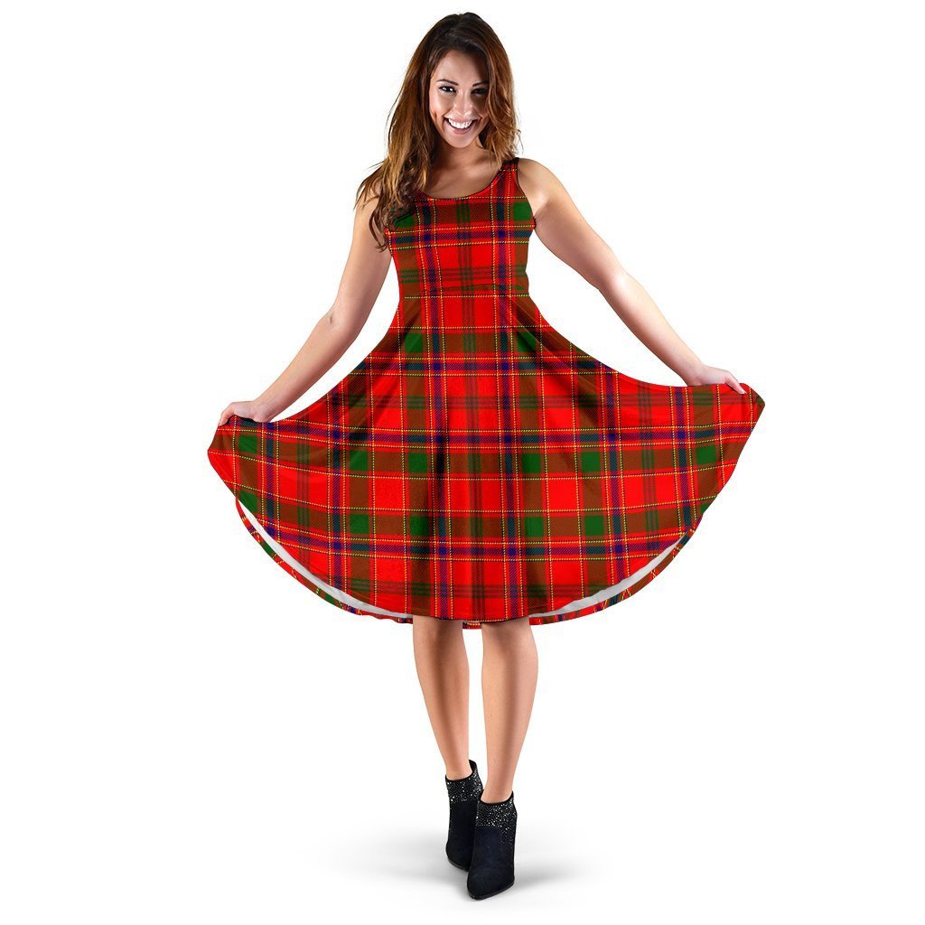 Munro Modern Tartan Classic Midi Dresses