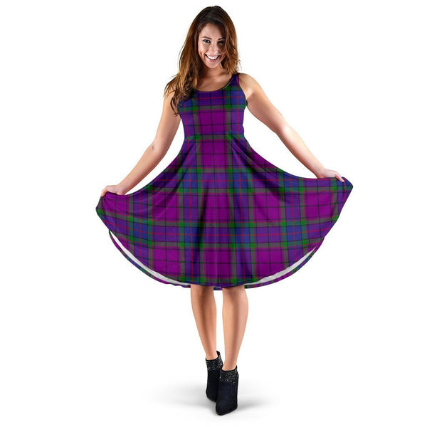 Wardlaw Modern Tartan Classic Midi Dresses