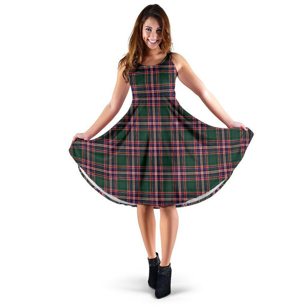 MacFarlane Hunting Modern Tartan Classic Midi Dresses