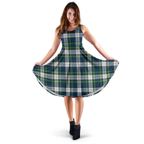 Gordon Dress HJ4 Ancient Tartan Classic Midi Dresses