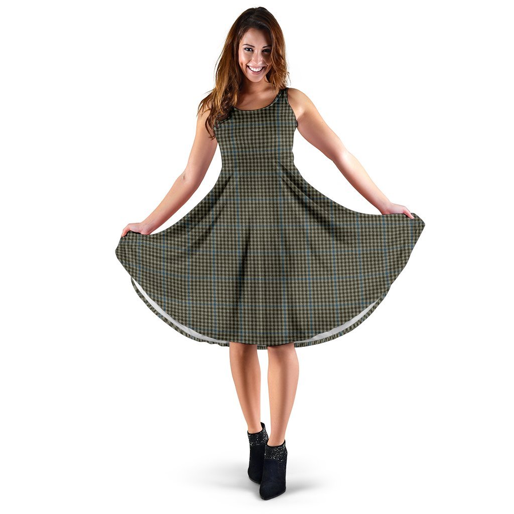 Haig Check Tartan Classic Midi Dresses