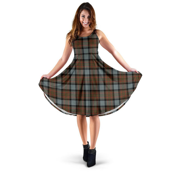 MacLaren Weathered Tartan Classic Midi Dresses