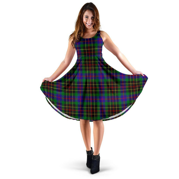 Brodie Hunting Modern Tartan Classic Midi Dresses