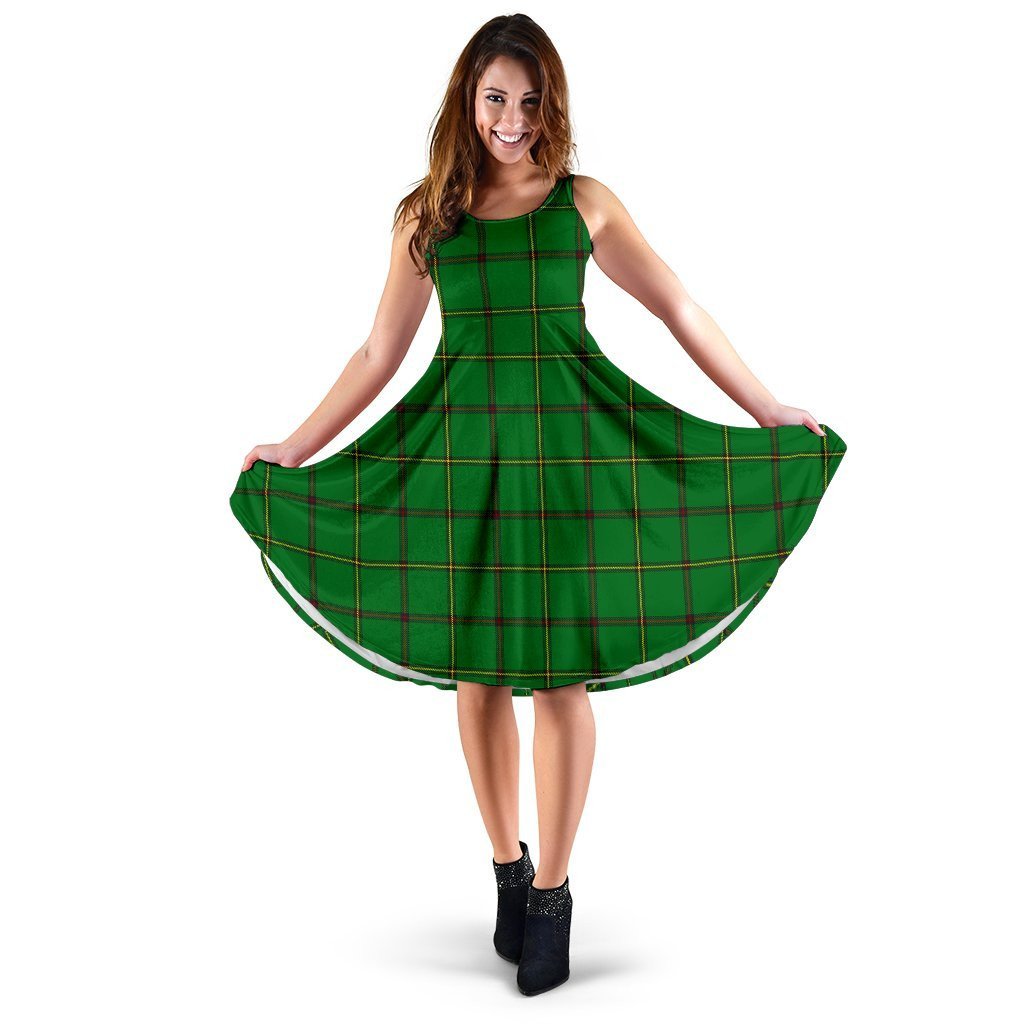 Don (Tribe-of-Mar) Tartan Classic Midi Dresses