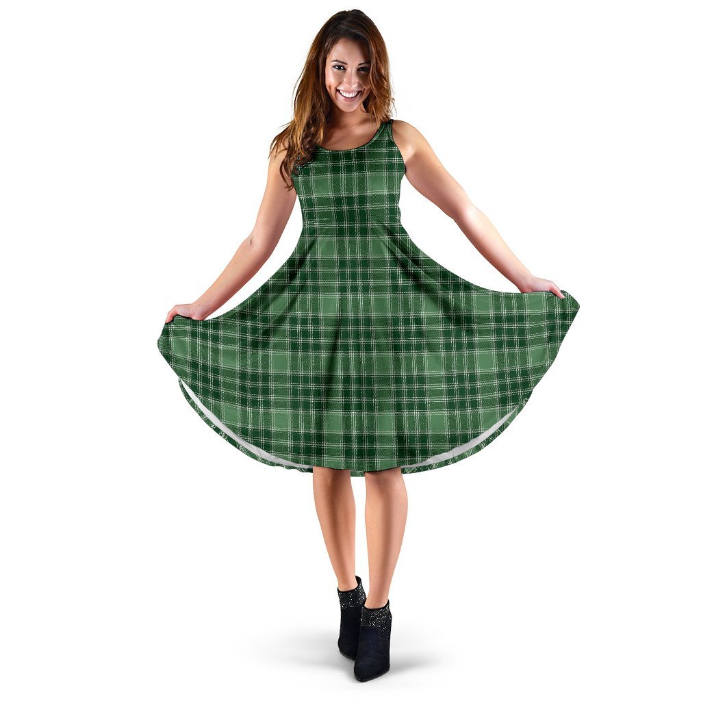 MacDonald Lord of the Isles Hunting Tartan Classic Midi Dresses