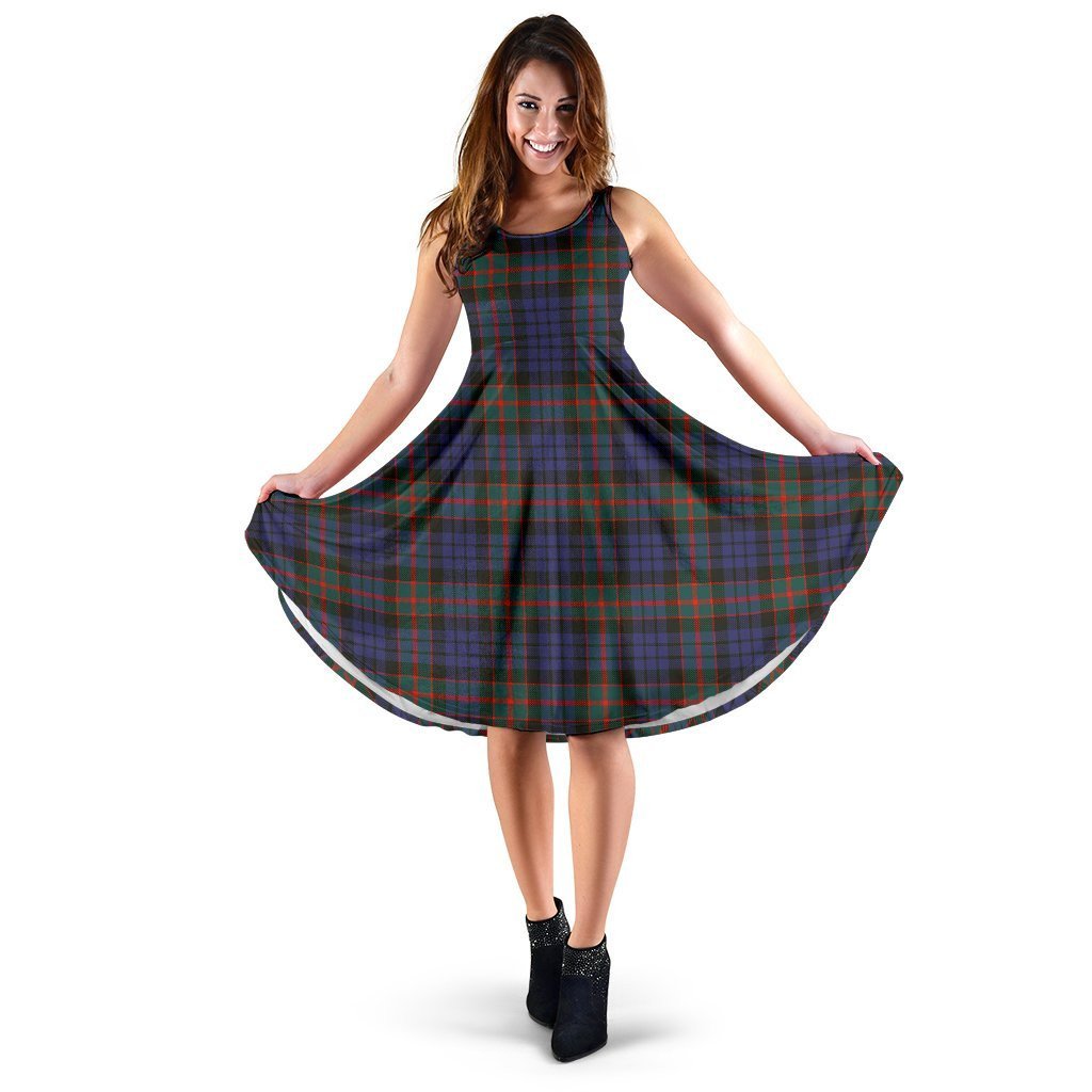 Fletcher of Dunans Tartan Classic Midi Dresses