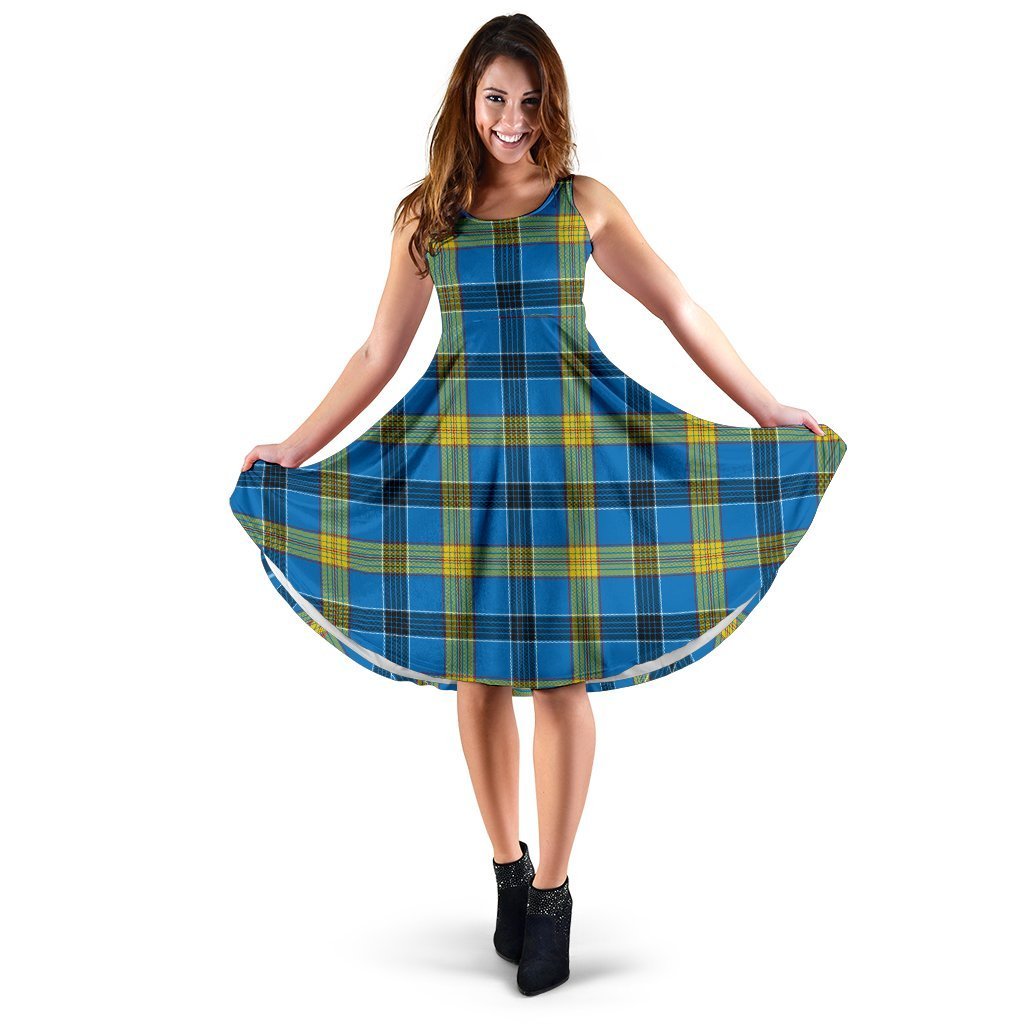 Laing Tartan Classic Midi Dresses