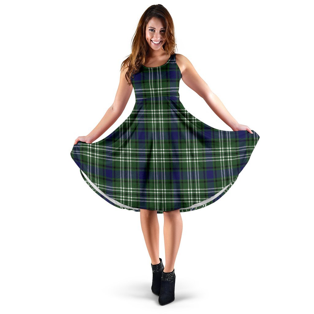 Blyth Tartan Classic Midi Dresses