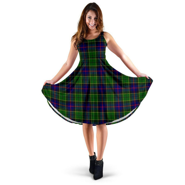 Forsyth Modern Tartan Classic Midi Dresses