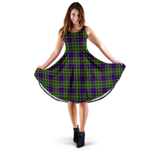 Ayrshire District Tartan Classic Midi Dresses