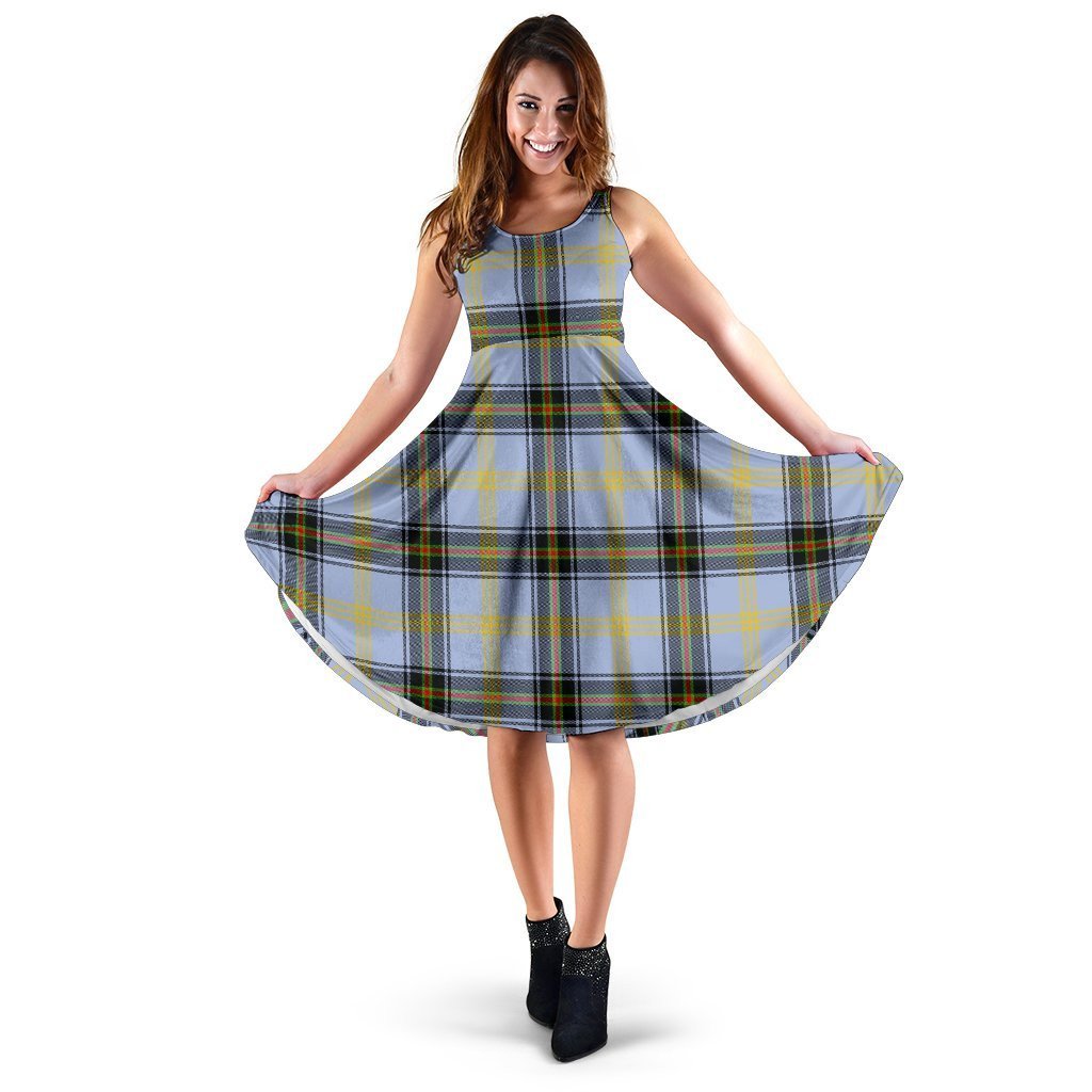 Bell of the Borders Tartan Classic Midi Dresses