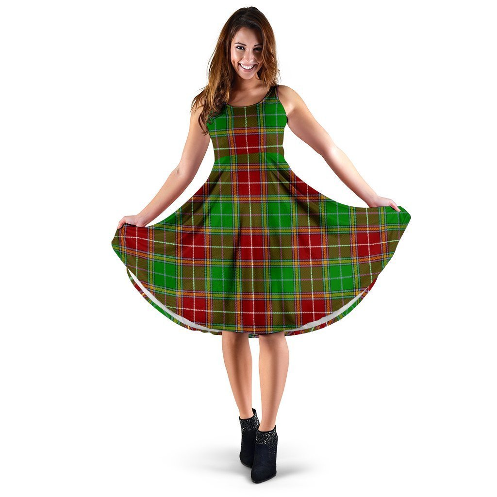 Baxter Modern Tartan Classic Midi Dresses