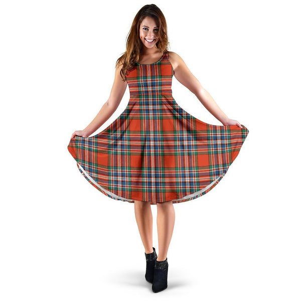 MacFarlane Ancient Tartan Classic Midi Dresses