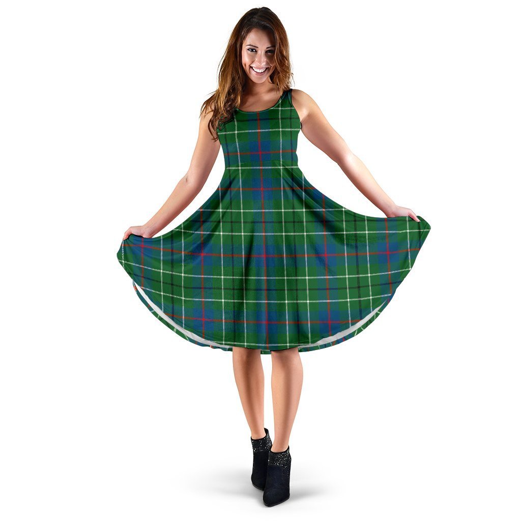 Duncan Ancient Tartan Classic Midi Dresses