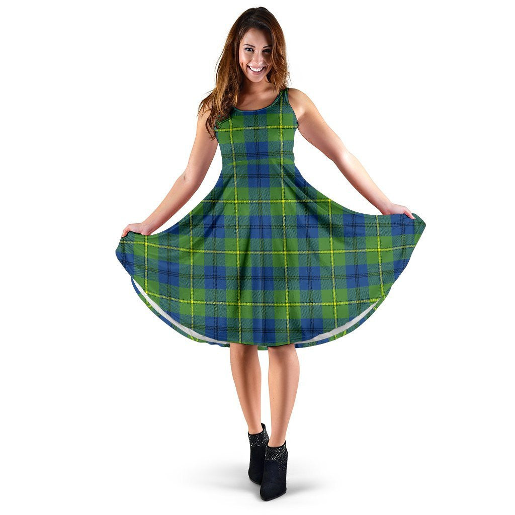 Johnston Ancient Tartan Classic Midi Dresses